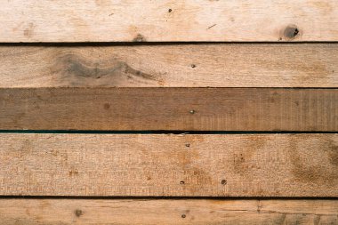 Eski grunge koyu desenli ahşap arka plan, eski kahverengi ahşap dokunun yüzeyi, üst manzara kahverengi tik ağacı paneli.