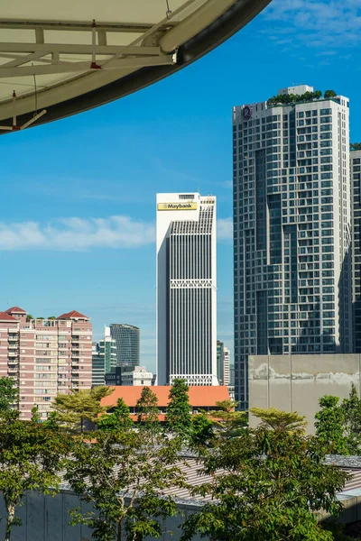 Kuala Lumpur Малайзія Вересня 2021 Вежа Maybank Або Menara Maybank — стокове фото