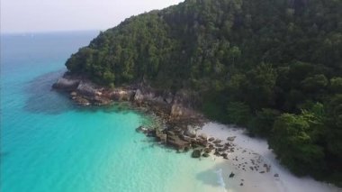 Pulau Redang, Terengganu, Malezya 'nın havadan görünüşü.