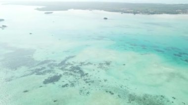 Semporna 'nın hava manzarası, seyahat kavramı