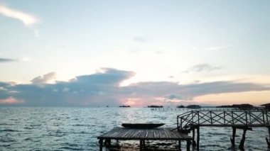 Semporna manzarası, seyahat kavramı