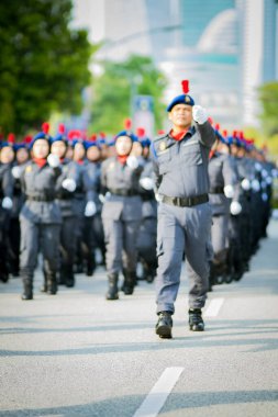 Putrajaya, Malezya - 31 Ağustos 2019: Dataran Putrajaya 'da 62. Malezya Bağımsızlık Günü sırasında.