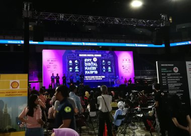 Kuala Lumpur, Malezya - 14 Eylül 2019: Malezya Uluslararası Ticaret ve Sergi Merkezi (Mitec).