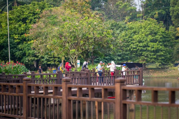 Putrajaya Malaysia September 2019 Visitors Royal Floria Putrajaya — Stock Photo, Image