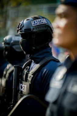 Putrajaya, Malezya - 31 Ağustos 2019: Dataran Putrajaya 'da 62. Malezya Bağımsızlık Günü sırasında.
