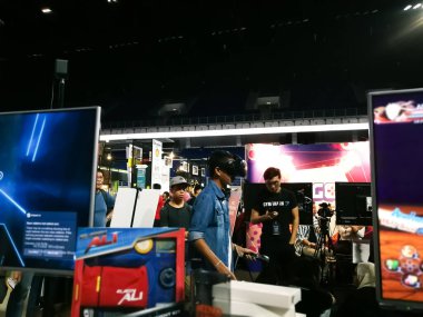 Kuala Lumpur, Malezya - 14 Eylül 2019: Malezya Uluslararası Ticaret ve Sergi Merkezi (Mitec).
