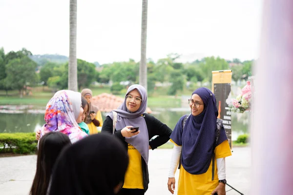 Bangi Malaysia Oct 2019 Människor Mötet Hållbar Utveckling Taman Tasik — Stockfoto