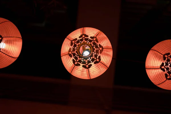 元宵节期间的中国灯笼 — 图库照片