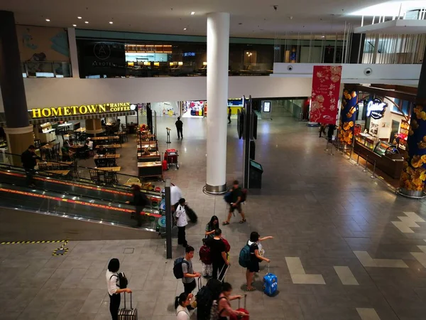 Klia Malasia Enero 2018 Multitudes Turistas Terminal Bajo Costo Aeropuerto — Foto de Stock