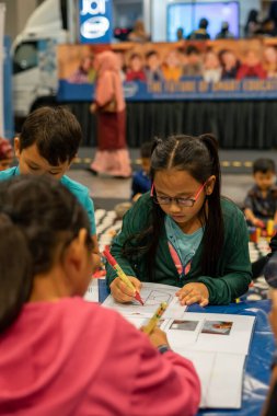 Kuala Lumpur, Malezya - 14 Eylül 2019: Malezya Uluslararası Ticaret ve Sergi Merkezi 'nde (Mitec).