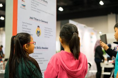 Kuala Lumpur, Malezya - 14 Eylül 2019: Malezya Uluslararası Ticaret ve Sergi Merkezi 'nde (Mitec).