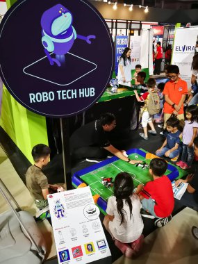 Kuala Lumpur, Malezya - 14 Eylül 2019: Malezya Uluslararası Ticaret ve Sergi Merkezi (Mitec).