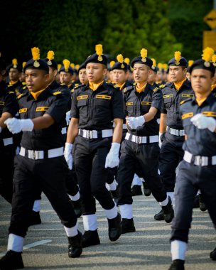 Putrajaya, Malezya - 31 Ağustos 2019: Dataran Putrajaya 'da 62. Malezya Bağımsızlık Günü sırasında.