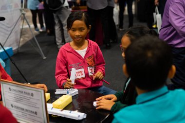 Kuala Lumpur, Malezya - 14 Eylül 2019: Malezya Uluslararası Ticaret ve Sergi Merkezi 'nde (Mitec).