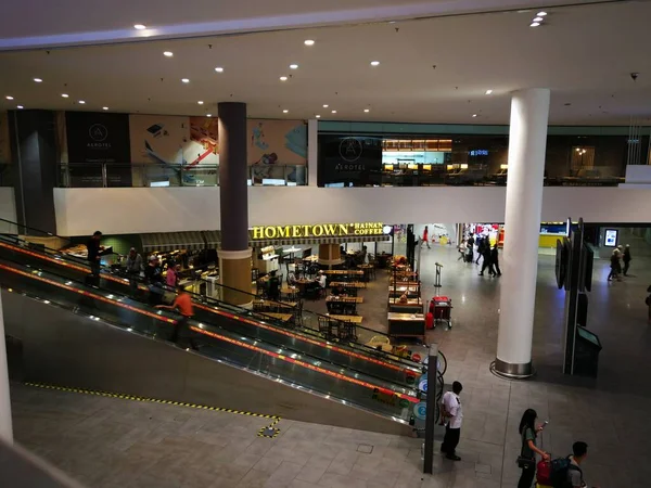 Klia Malásia Janeiro 2018 Multidões Turistas Terminal Baixo Custo Aeroporto — Fotografia de Stock