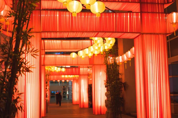 Ano Novo Chinês Festival Luz Noite — Fotografia de Stock