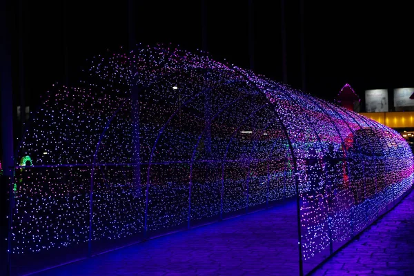 Verbazingwekkend Licht Festival Kerst Concept — Stockfoto
