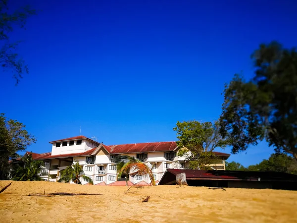 Belle Vue Sur Plage Sur Fond Nature — Photo