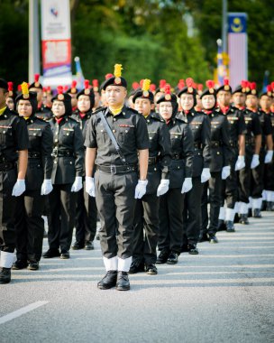 Putrajaya, Malezya - 31 Ağustos 2019: Dataran Putrajaya 'da 62. Malezya Bağımsızlık Günü sırasında.