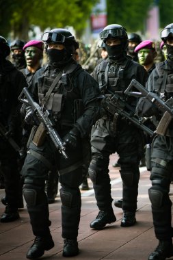 Putrajaya, Malezya - 31 Ağustos 2019: Dataran Putrajaya 'da 62. Malezya Bağımsızlık Günü sırasında.