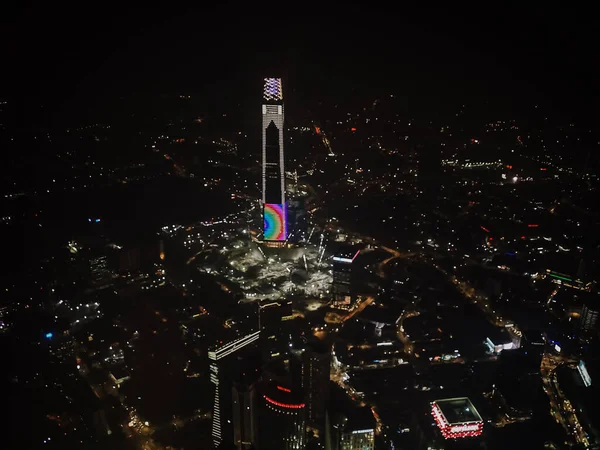 Kuala Lumpur Malásia Setembro 2019 Vista Aérea Torre Arranha Céus — Fotografia de Stock