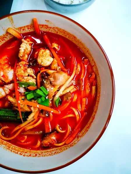 맛있는 아시아인의 음식을 가까이 — 스톡 사진