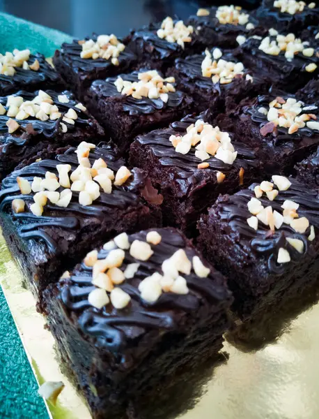 Delicious Homemade Cake Chocolate — стоковое фото
