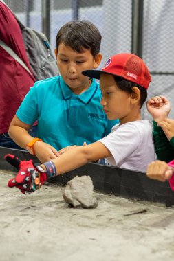 Kuala Lumpur, Malezya - 14 Eylül 2019: Malezya Uluslararası Ticaret ve Sergi Merkezi 'nde (Mitec).