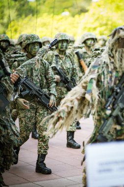 Putrajaya, Malezya - 31 Ağustos 2019: Dataran Putrajaya 'da 62. Malezya Bağımsızlık Günü sırasında.