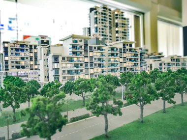 Bandar Seri Putra, Malezya - 25 Mart 2018: Putra1 Apartman Modeli.