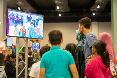 Kuala Lumpur, Malezya - 14 Eylül 2019: Malezya Uluslararası Ticaret ve Sergi Merkezi 'nde (Mitec).