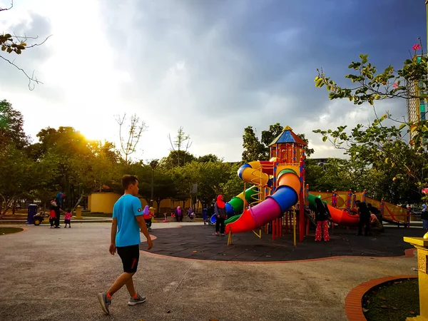 Parque Infantil Parque — Fotografia de Stock