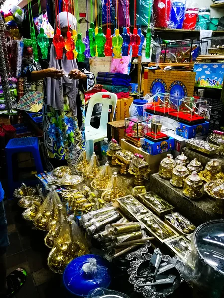 Viele Souvenirs Auf Dem Markt Hintergrund — Stockfoto