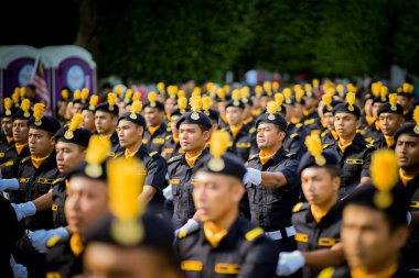 Putrajaya, Malezya - 31 Ağustos 2019: Dataran Putrajaya 'da 62. Malezya Bağımsızlık Günü sırasında.