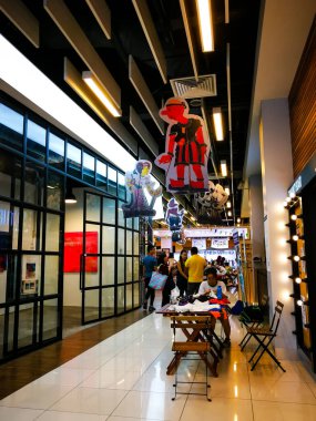 Selangor, Malezya - 24 Mart 2018: Organikler ve sıfır atık ürünleri Okul 'daki Sampah Menyampah Etkinliği' nde satılıyor, Petaling Jaya