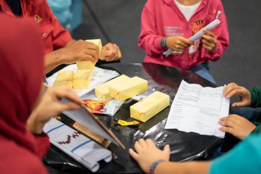 Kuala Lumpur, Malezya - 14 Eylül 2019: Malezya Uluslararası Ticaret ve Sergi Merkezi 'nde (Mitec).