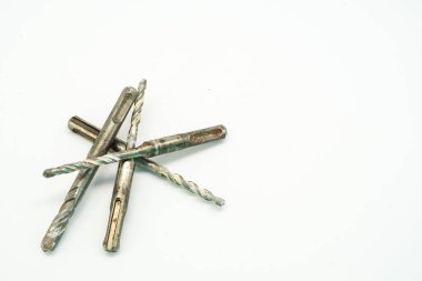 Beyaz arka plan üzerinde izole farklı tatbikatlar kümesi