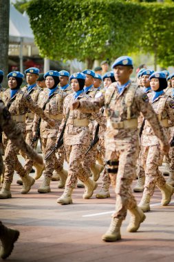 Putrajaya, Malezya - 31 Ağustos 2019: Dataran Putrajaya 'da 62. Malezya Bağımsızlık Günü sırasında.