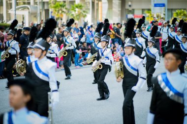 Putrajaya, Malezya - 31 Ağustos 2019: Dataran Putrajaya 'da 62. Malezya Bağımsızlık Günü sırasında.