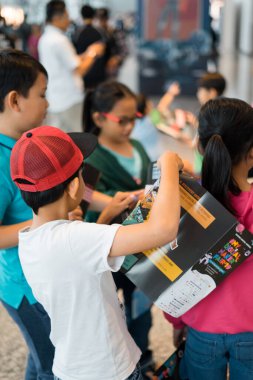 Kuala Lumpur, Malezya - 14 Eylül 2019: Malezya Uluslararası Ticaret ve Sergi Merkezi 'nde (Mitec).