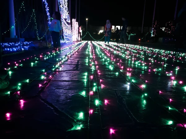 Increíble Festival Luz Concepto Navidad — Foto de Stock