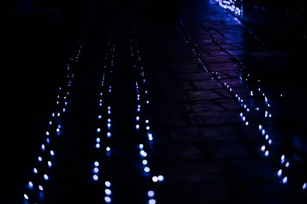 Incroyable Festival Lumière Concept Noël — Photo