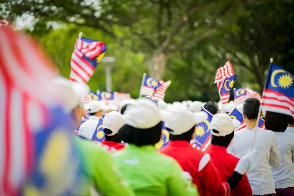 Putrajaya Malásia Agosto 2019 Juventude Celebrando Durante Malaysia Independence Day — Fotografia de Stock