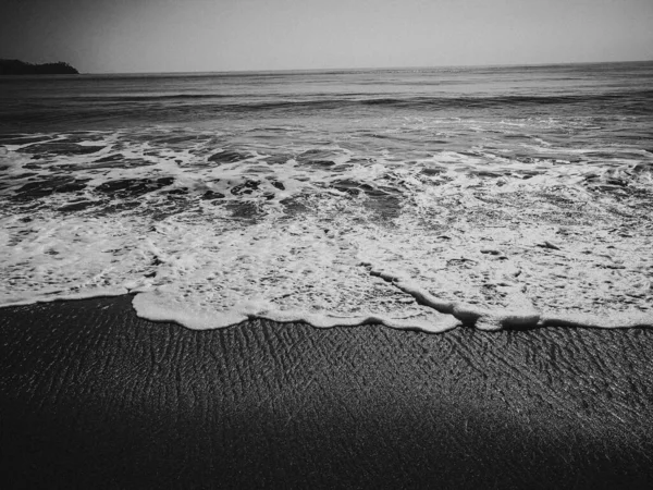 Bela Praia Tropical Dia Verão Costa Mar Arenoso — Fotografia de Stock