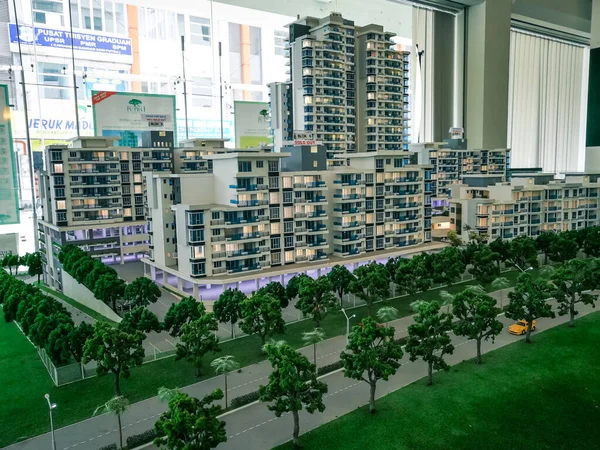 Bandar Seri Putra, Malezya - 25 Mart 2018: Putra1 Apartman Modeli.