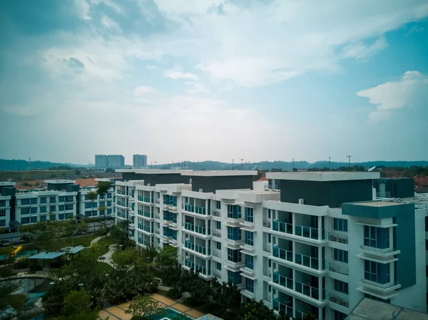 Bangi Malaysia September 2019 Moderne Apartmenthäuser Putrasatu Einem Sonnigen Tag — Stockfoto