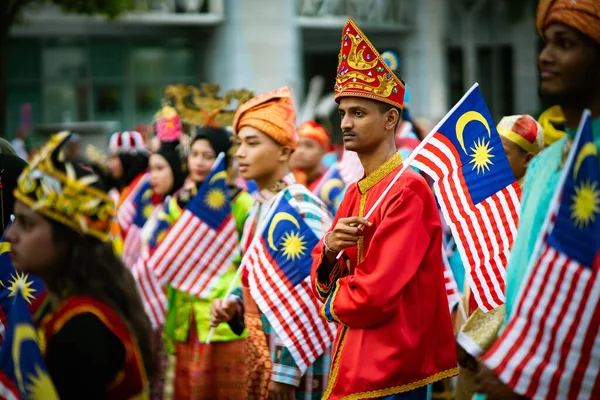 Putrajaya Malaysia Augusti 2019 Ungdom Firar Malaysia Självständighetsdag Parade Augusti — Stockfoto