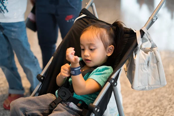 Kuala Lumpur Malásia Setembro 2019 Criança Carrinho Bebê Feira Digital — Fotografia de Stock