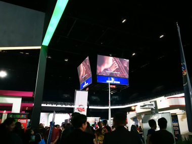 Bukit Jalil, Malezya - 29 Eylül 2018: Dijital yapıcı fuarım, Malezya gençliğini dijital kullanıcılardan Axiata Arena 'da tutulan üreticilere dönüştürme amaçlı ortak bir kamu-özel akademi girişimi 