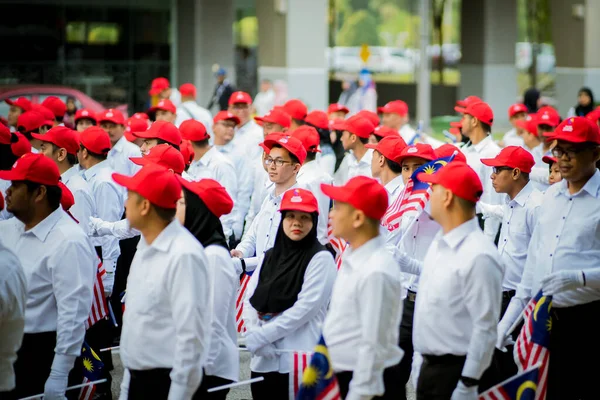 Putrajaya Malajsie Srpen 2019 Mládež Slaví Během Malajsie Den Nezávislosti — Stock fotografie
